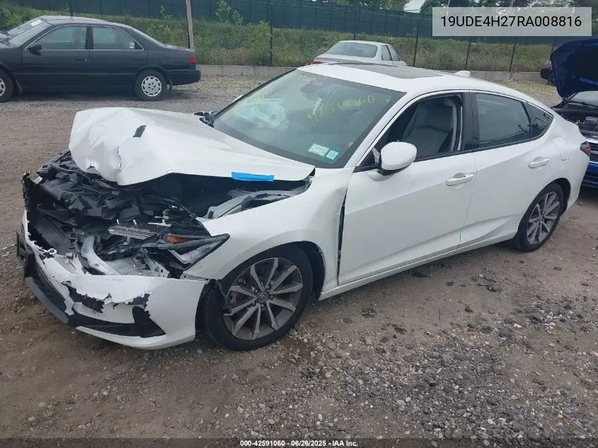 2024 Acura Integra VIN: 19UDE4H27RA008816 Lot: 42591060