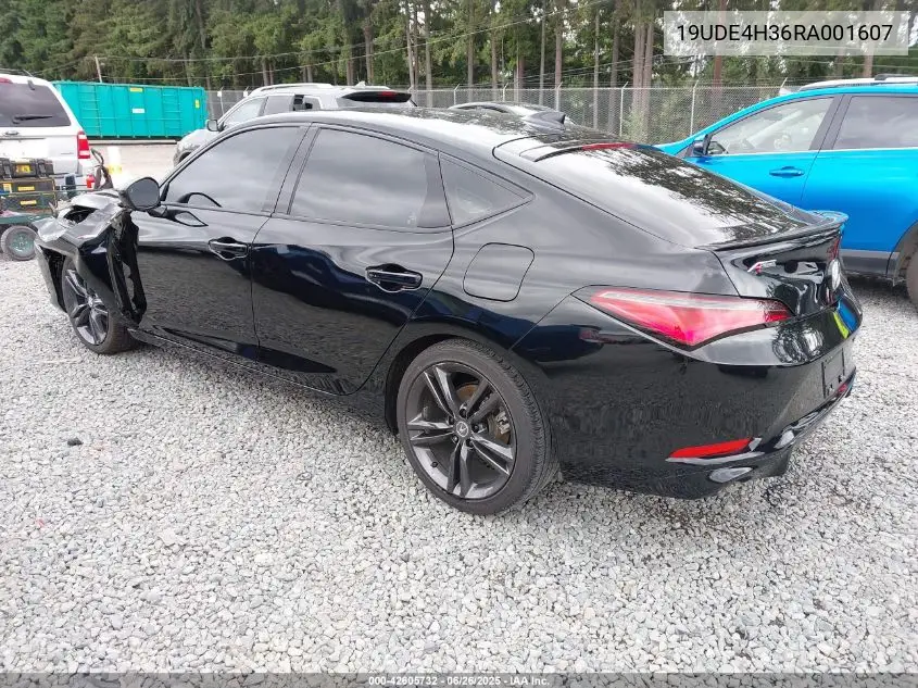 2024 Acura Integra A-Spec VIN: 19UDE4H36RA001607 Lot: 42605732