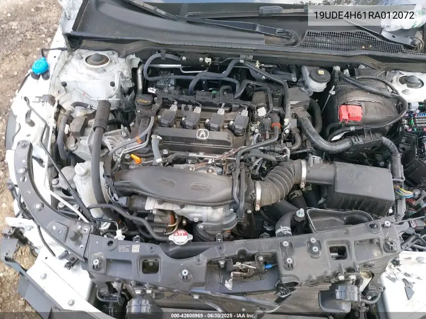 2024 Acura Integra A-Spec Technology VIN: 19UDE4H61RA012072 Lot: 42608969