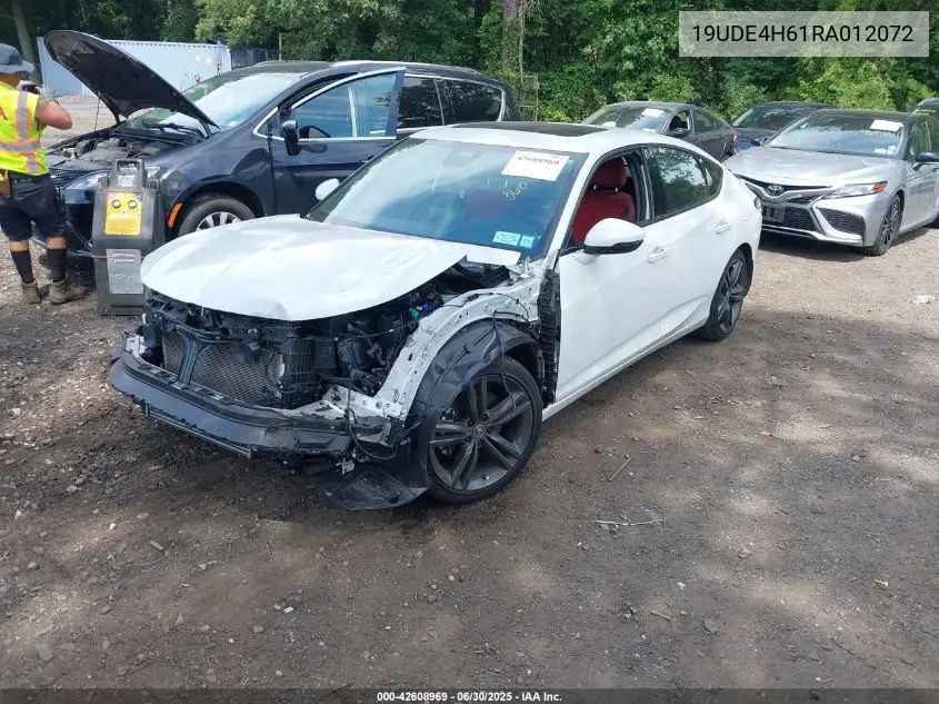 2024 Acura Integra A-Spec Technology VIN: 19UDE4H61RA012072 Lot: 42608969