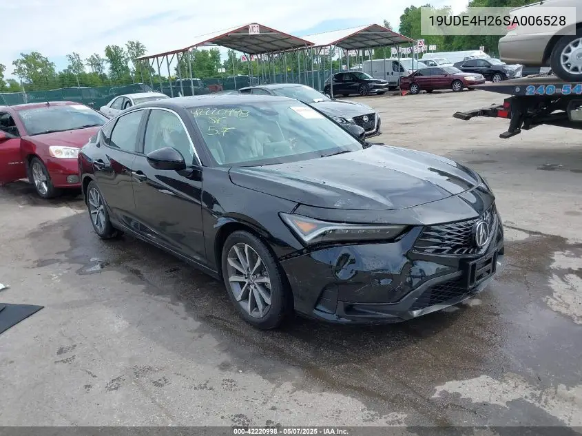 2025 Acura Integra VIN: 19UDE4H26SA006528 Lot: 42220998