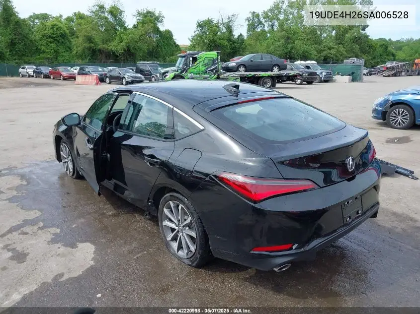 2025 Acura Integra VIN: 19UDE4H26SA006528 Lot: 42220998