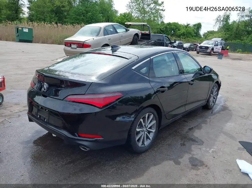 2025 Acura Integra VIN: 19UDE4H26SA006528 Lot: 42220998