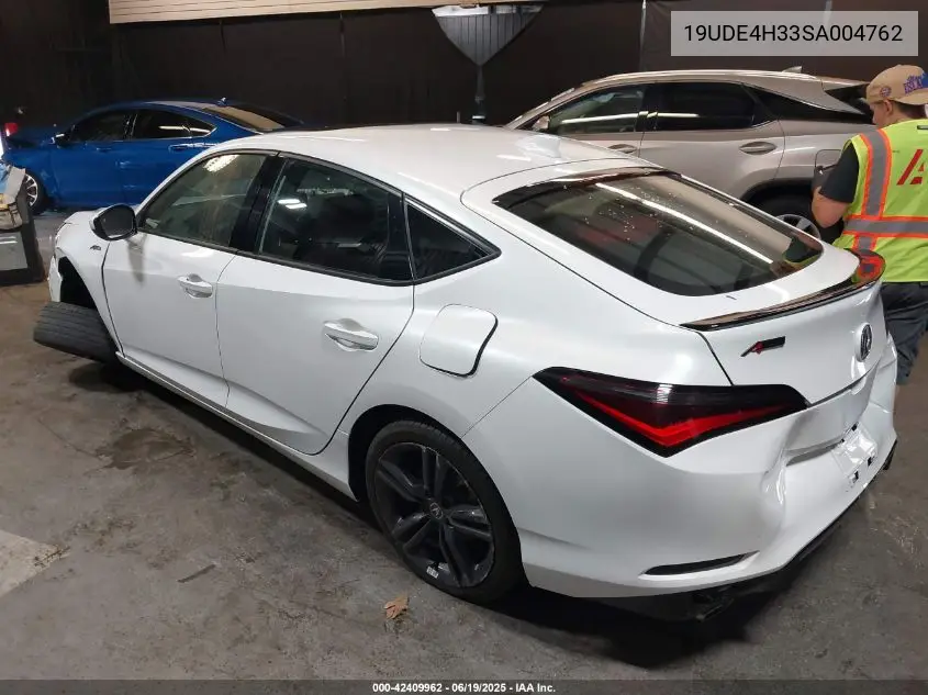 2025 Acura Integra A-Spec VIN: 19UDE4H33SA004762 Lot: 42409962