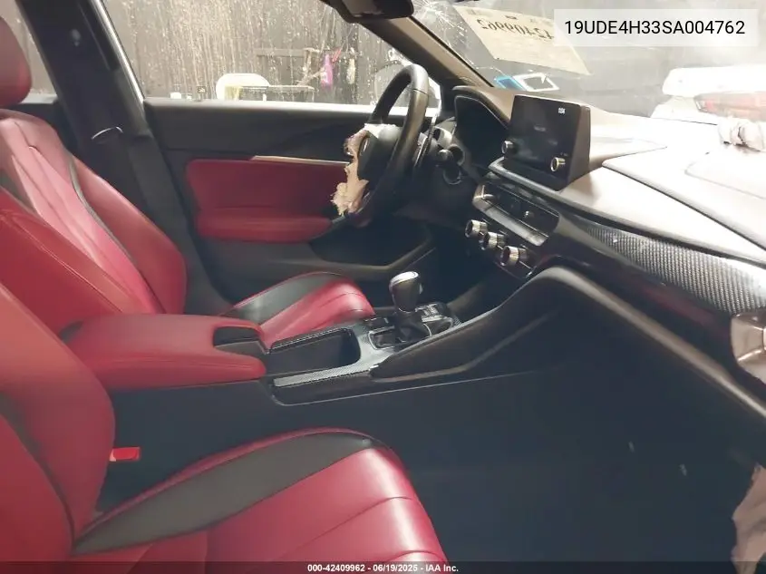 2025 Acura Integra A-Spec VIN: 19UDE4H33SA004762 Lot: 42409962