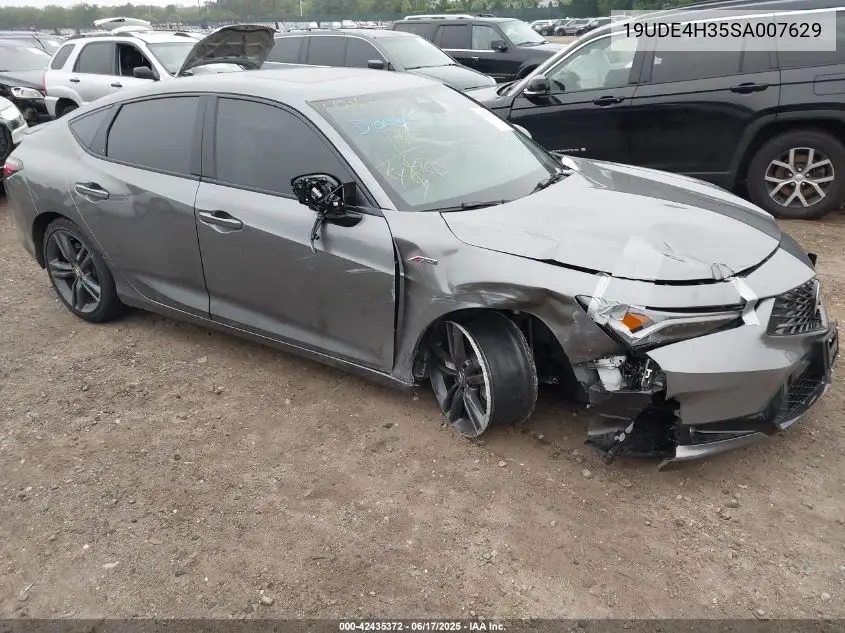 2025 Acura Integra A-Spec VIN: 19UDE4H35SA007629 Lot: 42435372