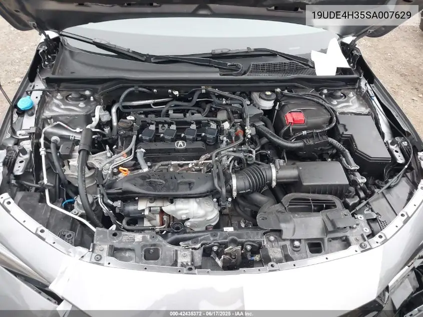 2025 Acura Integra A-Spec VIN: 19UDE4H35SA007629 Lot: 42435372