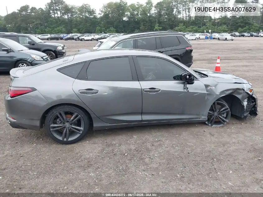 2025 Acura Integra A-Spec VIN: 19UDE4H35SA007629 Lot: 42435372