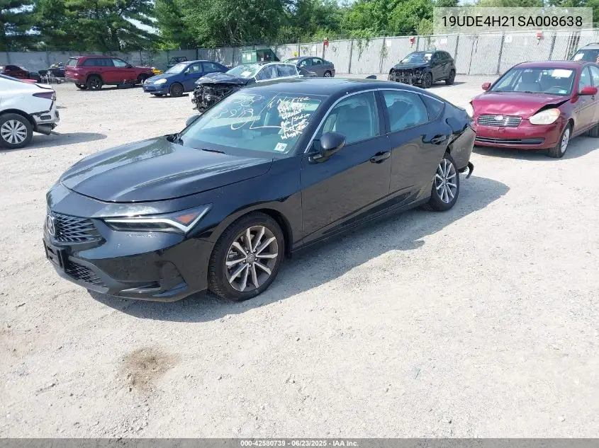 2025 Acura Integra VIN: 19UDE4H21SA008638 Lot: 42580739
