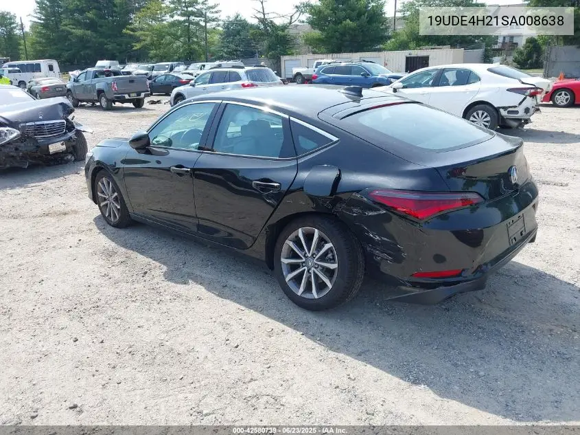 2025 Acura Integra VIN: 19UDE4H21SA008638 Lot: 42580739