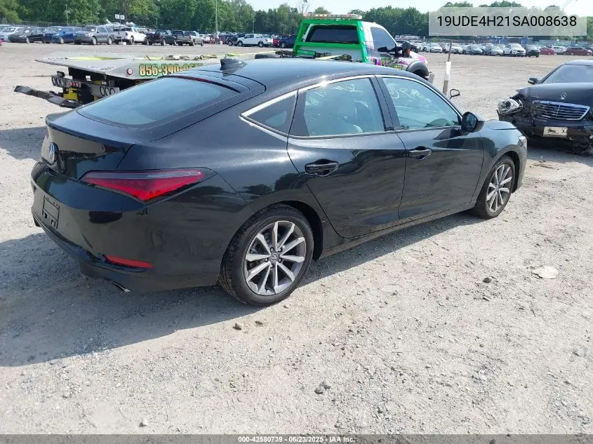 2025 Acura Integra VIN: 19UDE4H21SA008638 Lot: 42580739