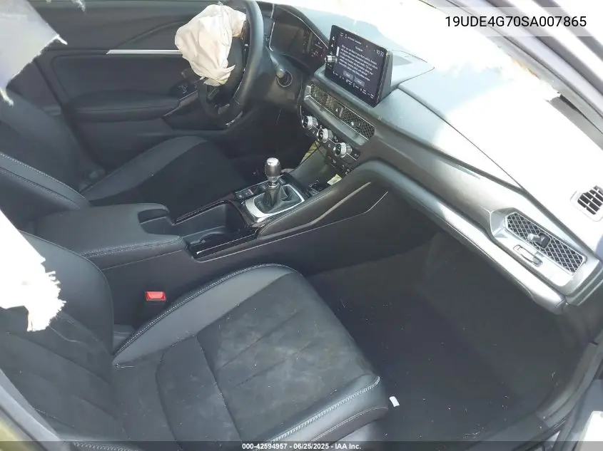 2025 Acura Integra A-Spec Technology VIN: 19UDE4G70SA007865 Lot: 42594957