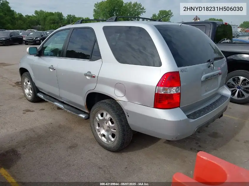 2001 Acura Mdx VIN: 2HNYD18231H506030 Lot: 42189944