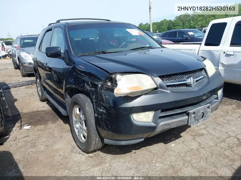 2002 Acura Mdx VIN: 2HNYD18282H530163 Lot: 42231732