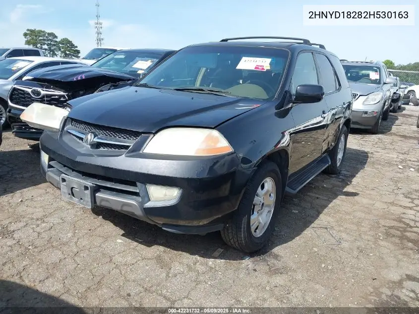 2002 Acura Mdx VIN: 2HNYD18282H530163 Lot: 42231732
