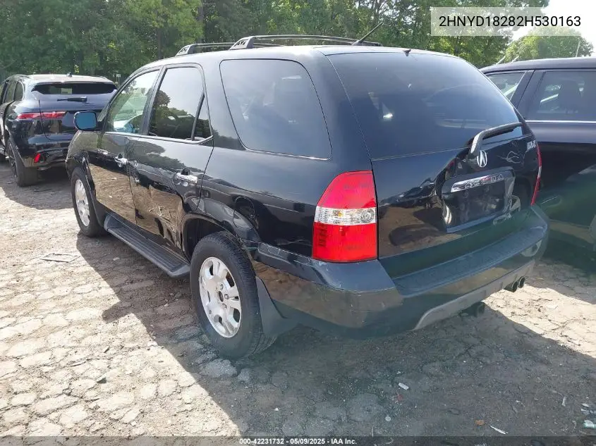 2002 Acura Mdx VIN: 2HNYD18282H530163 Lot: 42231732