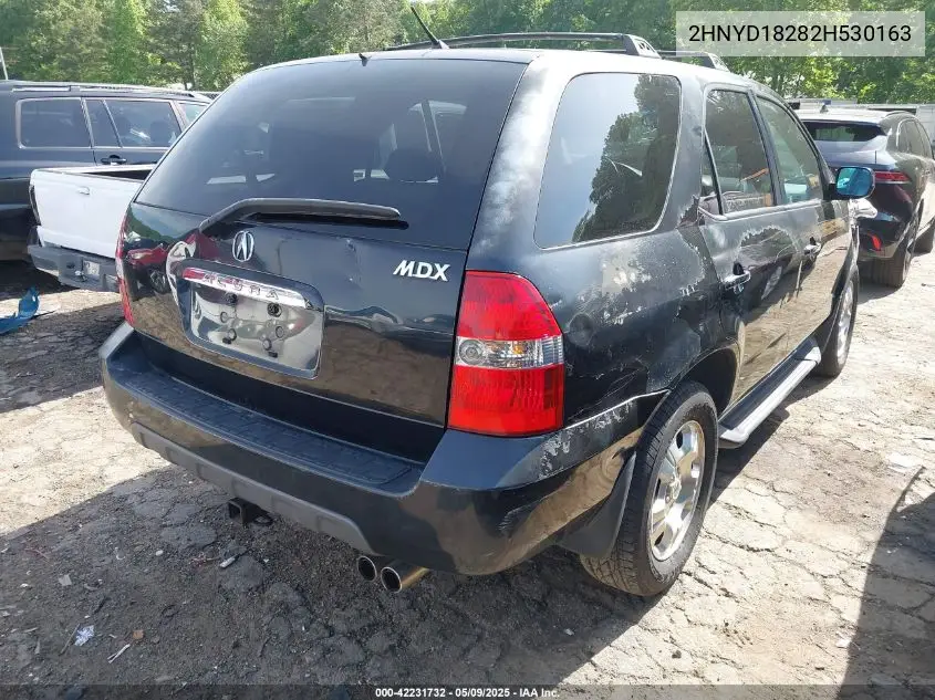 2002 Acura Mdx VIN: 2HNYD18282H530163 Lot: 42231732
