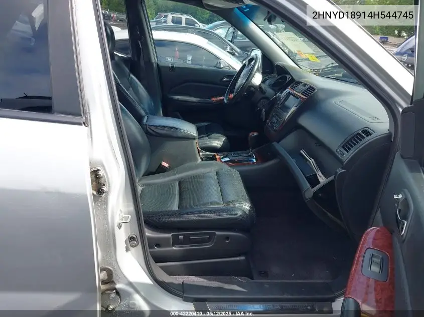 2004 Acura Mdx VIN: 2HNYD18914H544745 Lot: 42220410