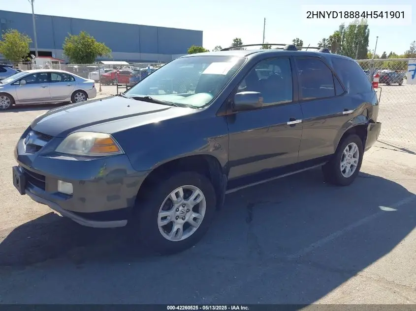 2004 Acura Mdx VIN: 2HNYD18884H541901 Lot: 42260525