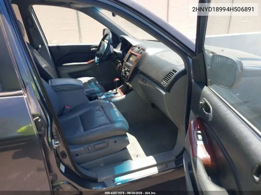 2004 Acura Mdx VIN: 2HNYD18994H506891 Lot: 42571075