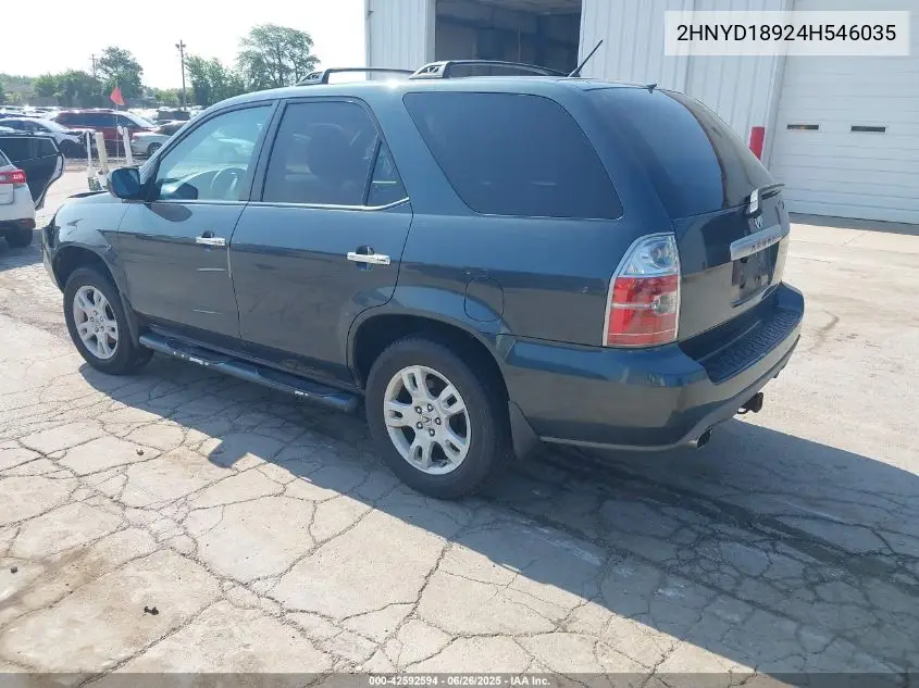 2004 Acura Mdx VIN: 2HNYD18924H546035 Lot: 42592594