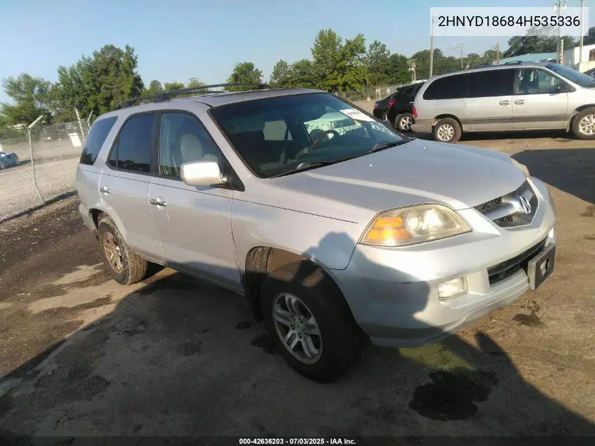 2004 Acura Mdx Touring VIN: 2HNYD18684H535336 Lot: 42636203