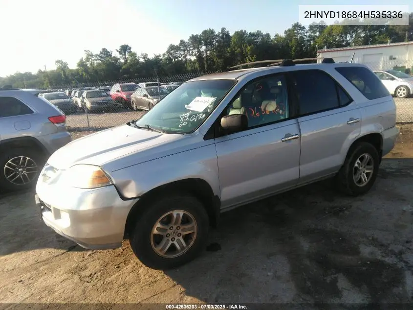 2004 Acura Mdx Touring VIN: 2HNYD18684H535336 Lot: 42636203