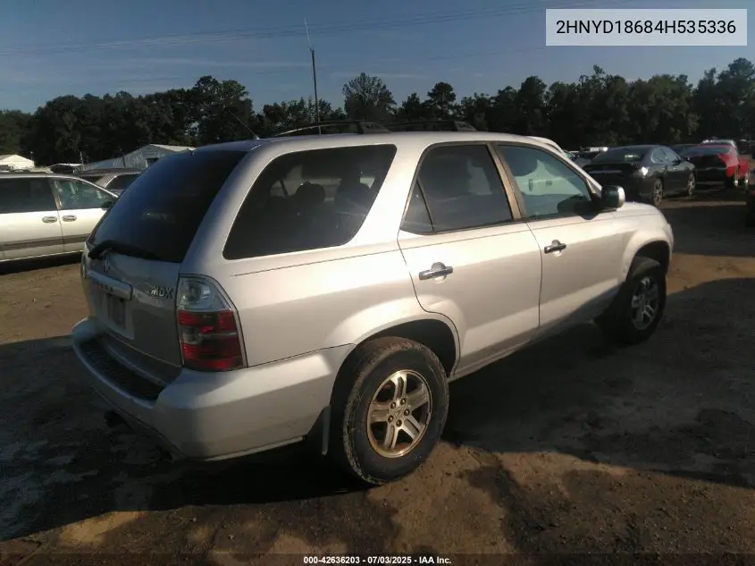 2004 Acura Mdx Touring VIN: 2HNYD18684H535336 Lot: 42636203