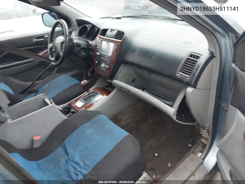 2005 Acura Mdx VIN: 2HNYD18635H511141 Lot: 42197895