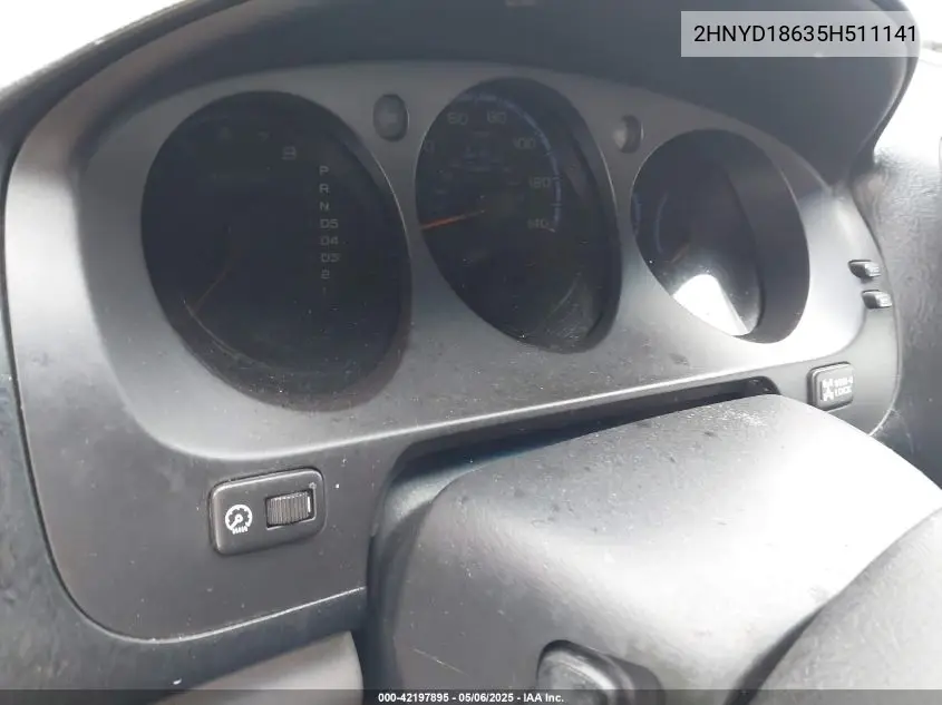 2005 Acura Mdx VIN: 2HNYD18635H511141 Lot: 42197895