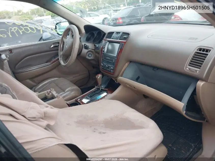 2005 Acura Mdx VIN: 2HNYD18965H501505 Lot: 42204297
