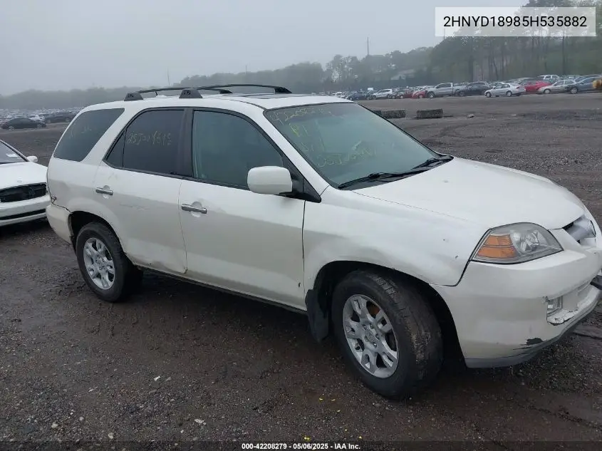 2005 Acura Mdx VIN: 2HNYD18985H535882 Lot: 42208279