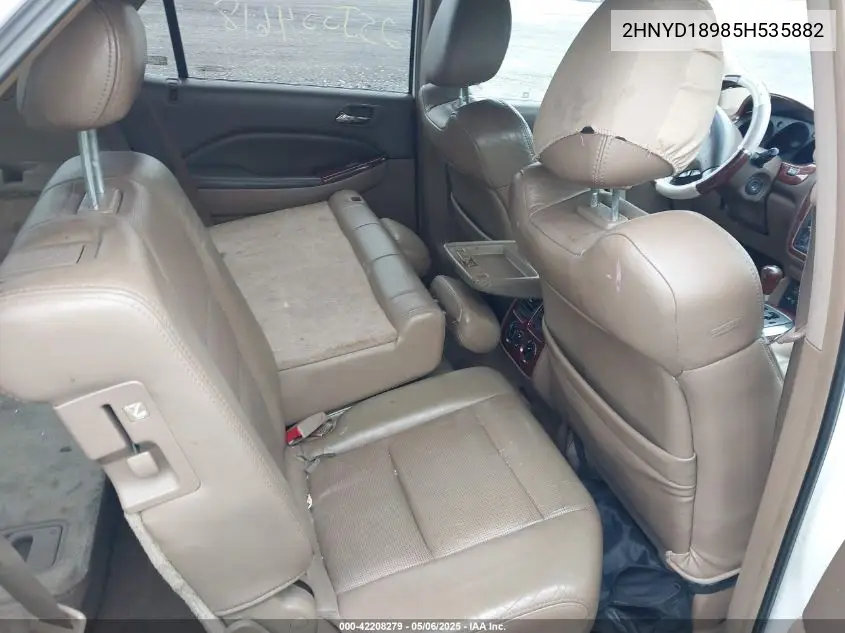 2005 Acura Mdx VIN: 2HNYD18985H535882 Lot: 42208279
