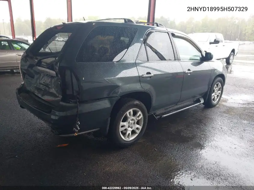 2005 Acura Mdx VIN: 2HNYD18995H507329 Lot: 42220962