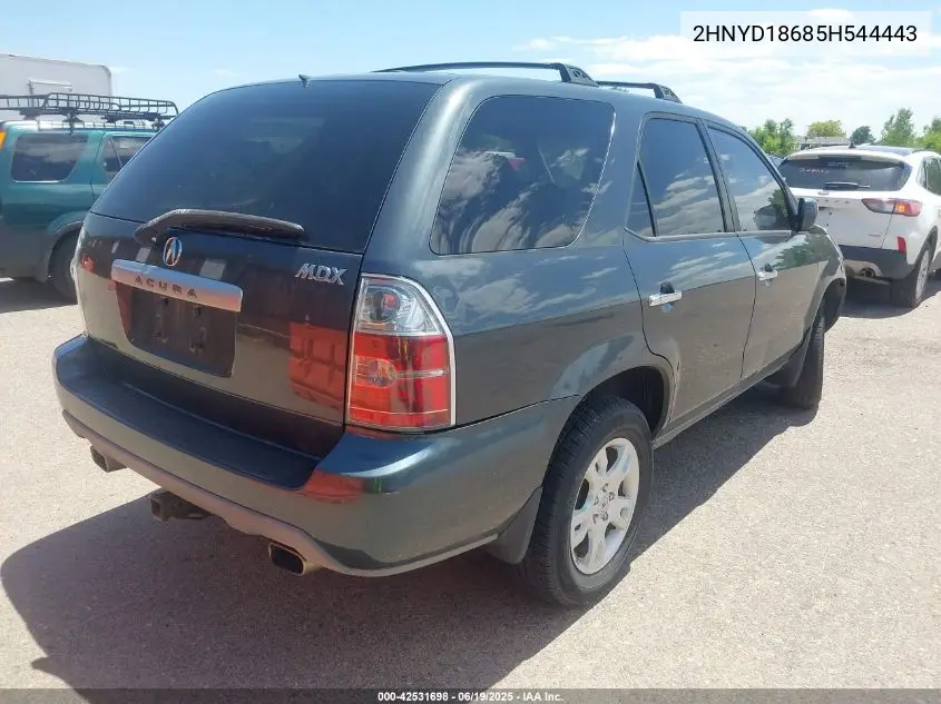2005 Acura Mdx VIN: 2HNYD18685H544443 Lot: 42531698