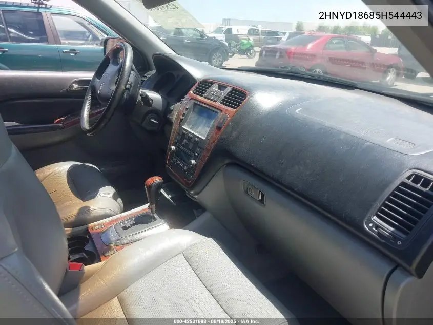 2005 Acura Mdx VIN: 2HNYD18685H544443 Lot: 42531698