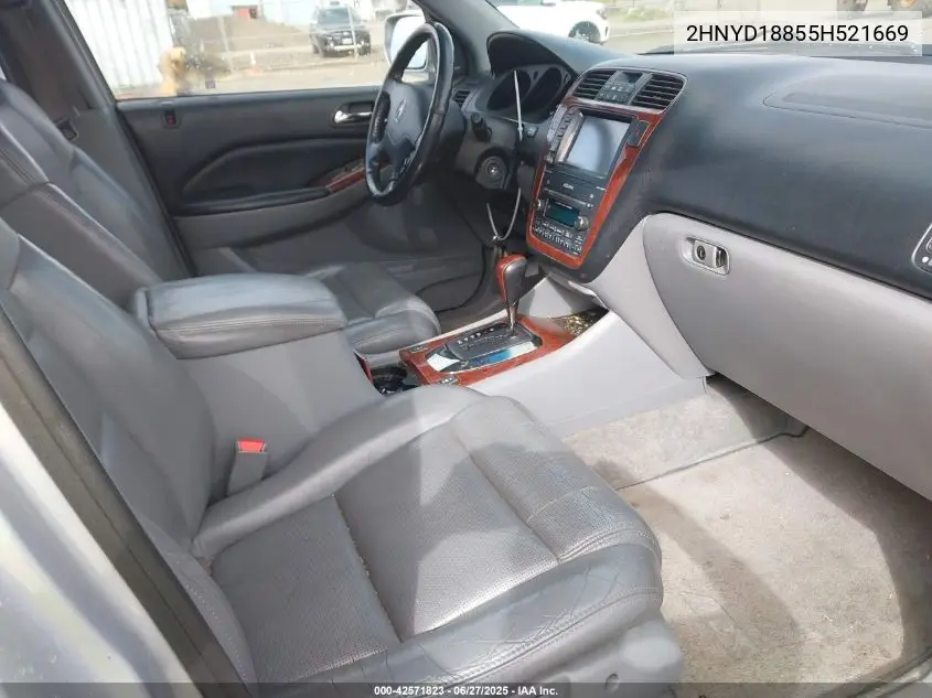2005 Acura Mdx VIN: 2HNYD18855H521669 Lot: 42571823