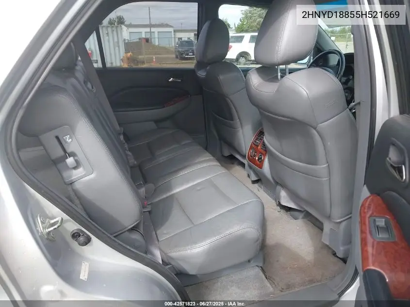 2005 Acura Mdx VIN: 2HNYD18855H521669 Lot: 42571823