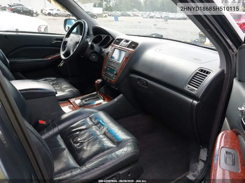 2005 Acura Mdx Touring VIN: 2HNYD18685H510115 Lot: 42597804