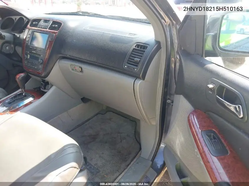 2005 Acura Mdx VIN: 2HNYD18215H510163 Lot: 42603301