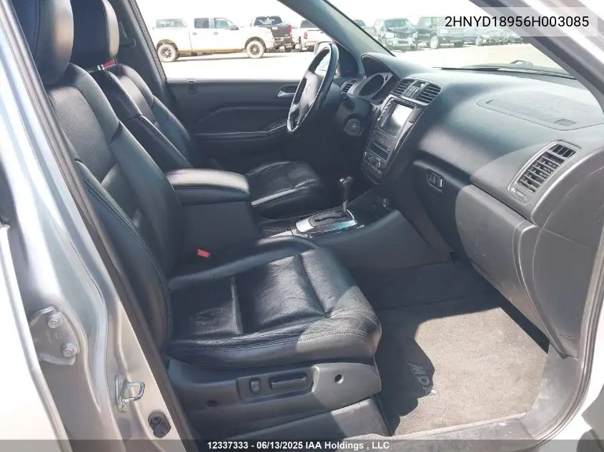 2006 Acura Mdx Touring VIN: 2HNYD18956H003085 Lot: 12337333
