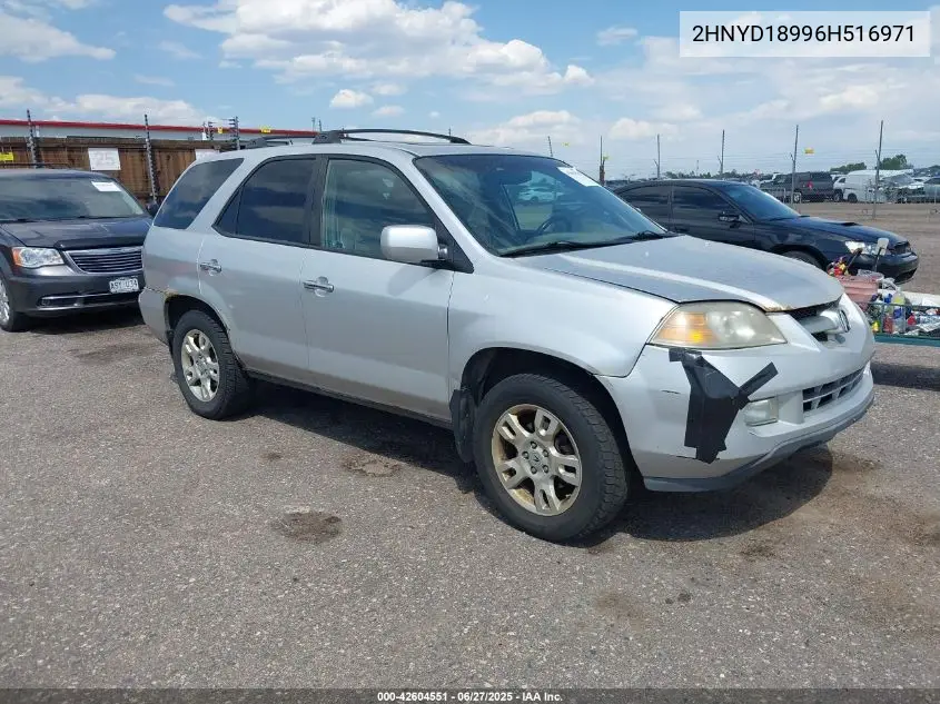 2006 Acura Mdx VIN: 2HNYD18996H516971 Lot: 42604551