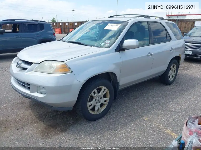 2006 Acura Mdx VIN: 2HNYD18996H516971 Lot: 42604551