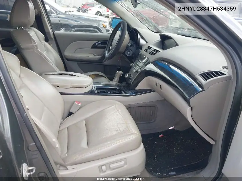 2007 Acura Mdx Technology Package VIN: 2HNYD28347H534359 Lot: 42613206