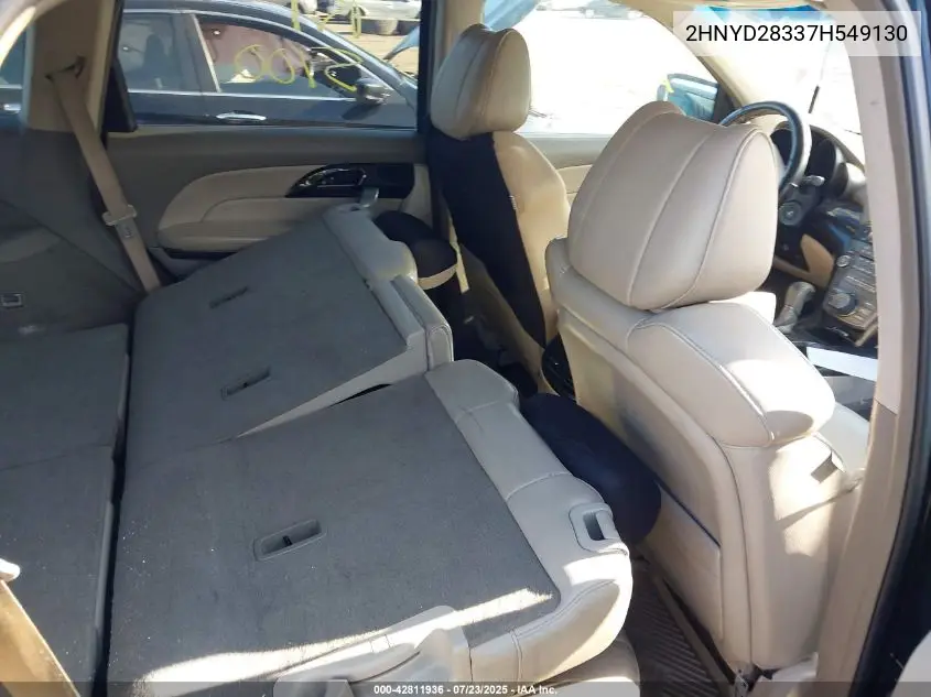 2007 Acura Mdx Technology Package VIN: 2HNYD28337H549130 Lot: 42811936