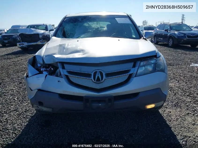 2008 Acura Mdx Technology Package VIN: 2HNYD28368H509657 Lot: 41675482