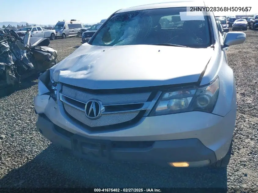 2008 Acura Mdx Technology Package VIN: 2HNYD28368H509657 Lot: 41675482