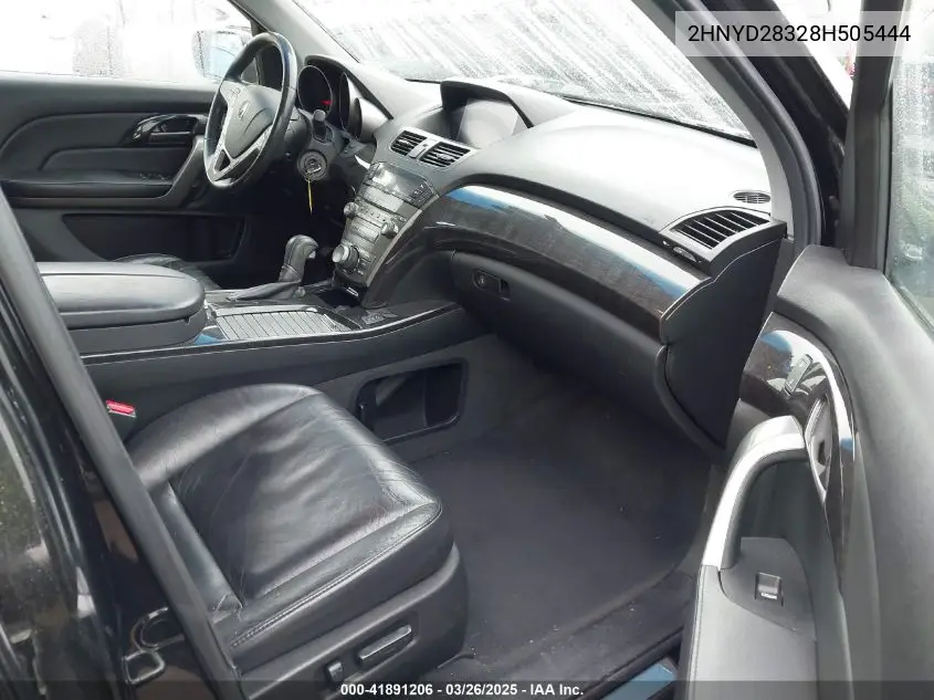 2008 Acura Mdx Technology Package VIN: 2HNYD28328H505444 Lot: 41891206