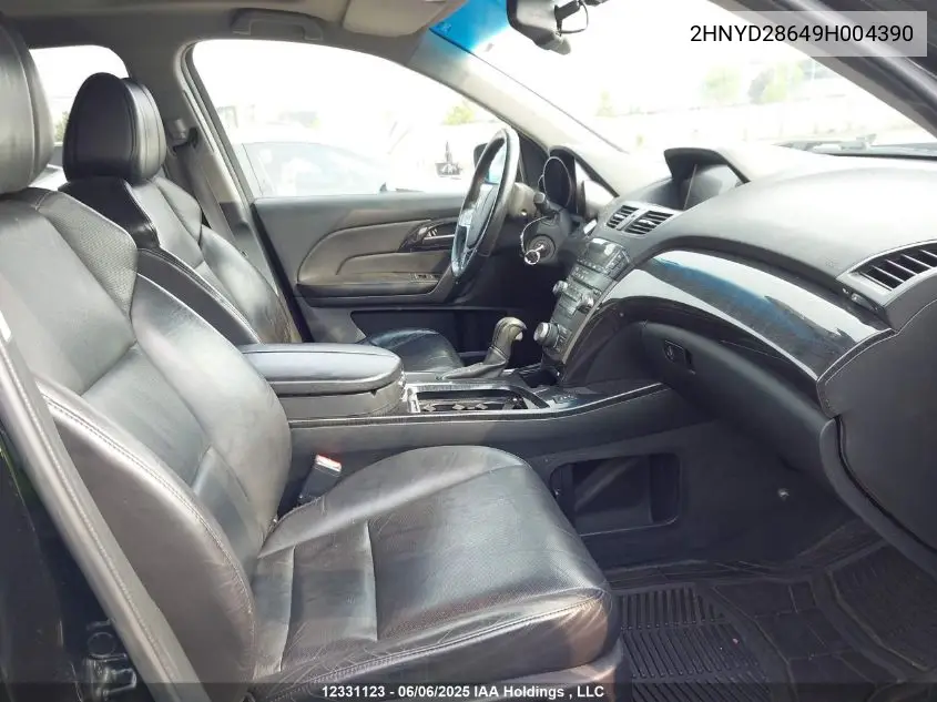 2009 Acura Mdx Technology Package VIN: 2HNYD28649H004390 Lot: 12331123