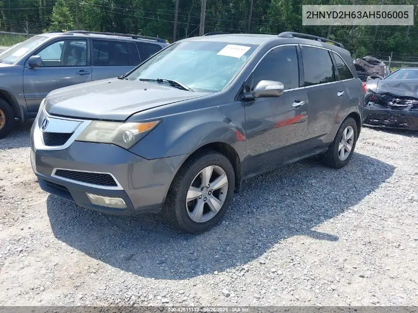 2010 Acura Mdx Technology Package VIN: 2HNYD2H63AH506005 Lot: 42611132